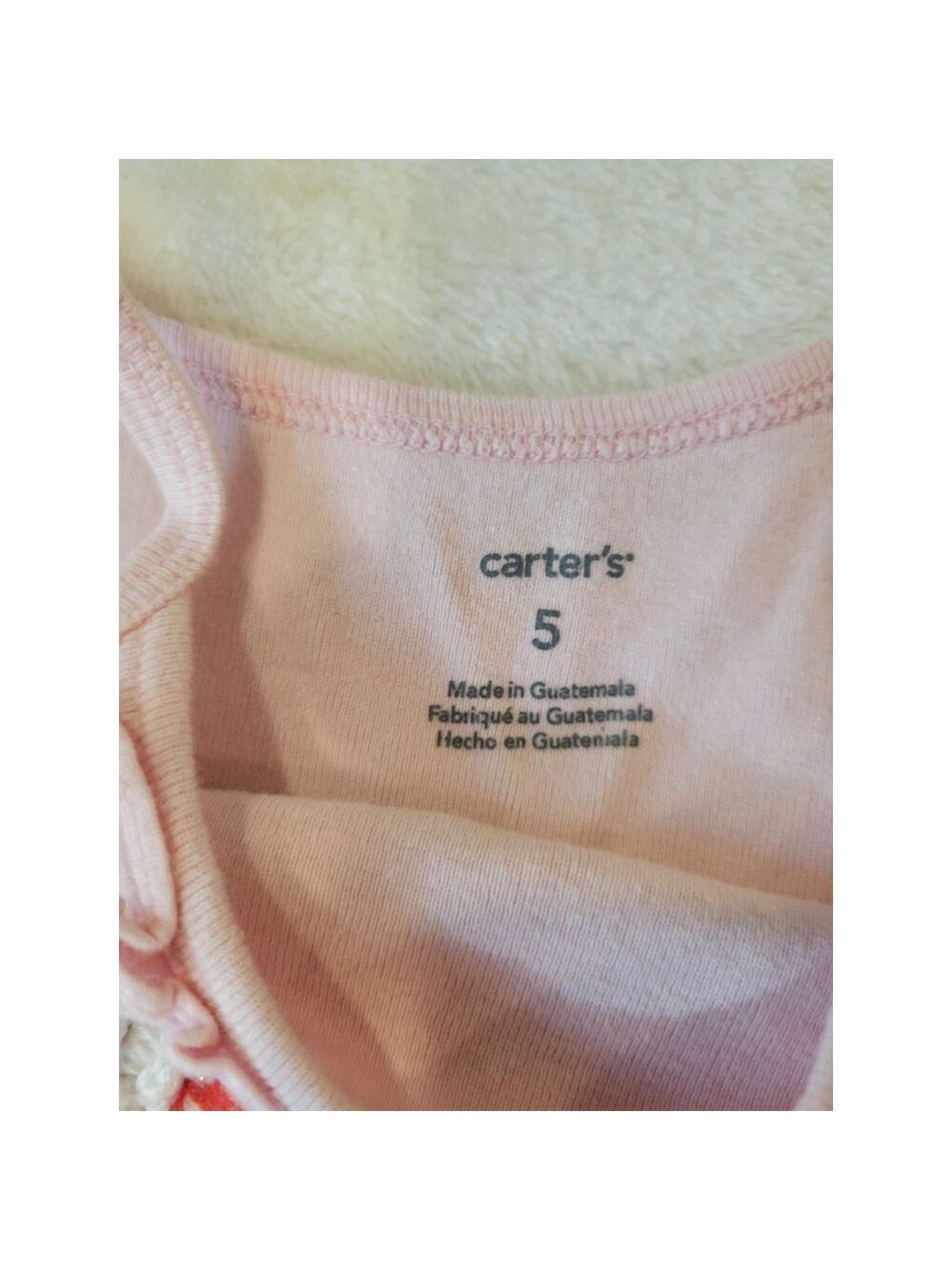 Carter's OshKosh Girls Mermaid Tank & Striped Shorts Set, Size 5 - Picture 4 of 8
